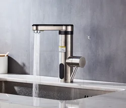 High Quality 304 stainless steel basin mixer tap instant water heating tap instant hot water tap electric water heater faucet