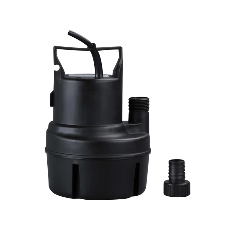 Drain Clean or Slightly Dirty Water Submersible Fountain Sump Pump with NPT 1 inch Hose Adapter