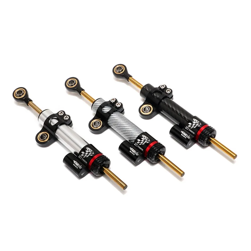 Magnesium Motorcycle Standard Stroke Carbon Fiber Steering Damper For Nano R15 Erexx Vsett Er6n Vfr800 Crf450 Lsl Fz1 Triumph