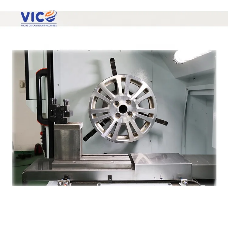 VICO CNC lathe wheel straightening repair machine  Automotive Rim Refurbish #VCL-HRC24