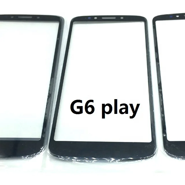 Chinese Manufactory 2 In 1 G6 Play Touch Screen With Oca Mobile Phone Glass Lcd Screen Front Outer Glass Lens Panel For Moto