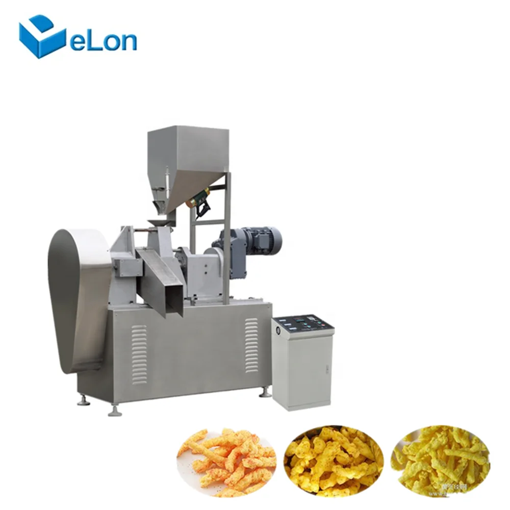 Industry Puffed Fried Corn Food Snacks Extrusion Kurkure Cheetos Making Equipment