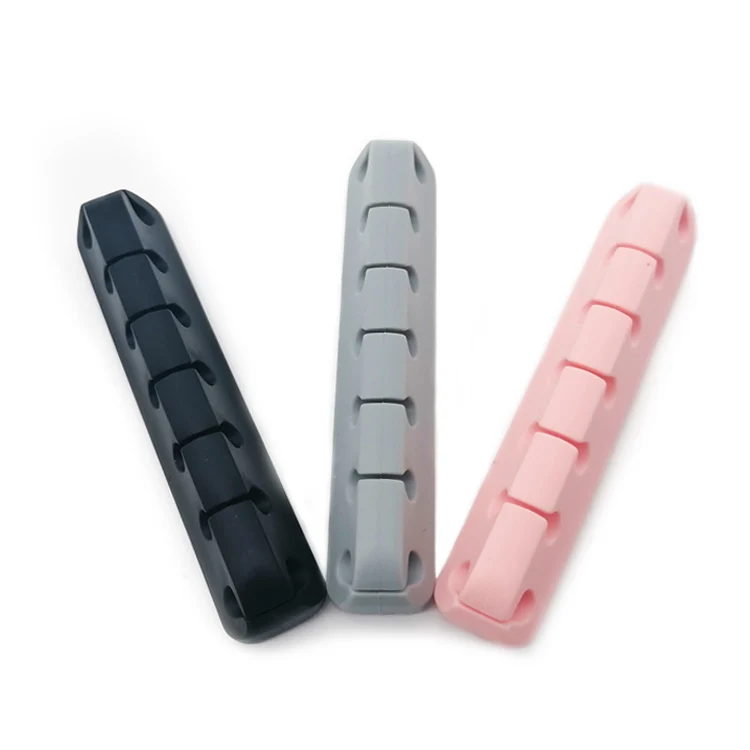 Силиконовый самоклеящийся мини-кабель-органайзер держатель для кабеля управления организации USB-кабеля/шнура питания/провода