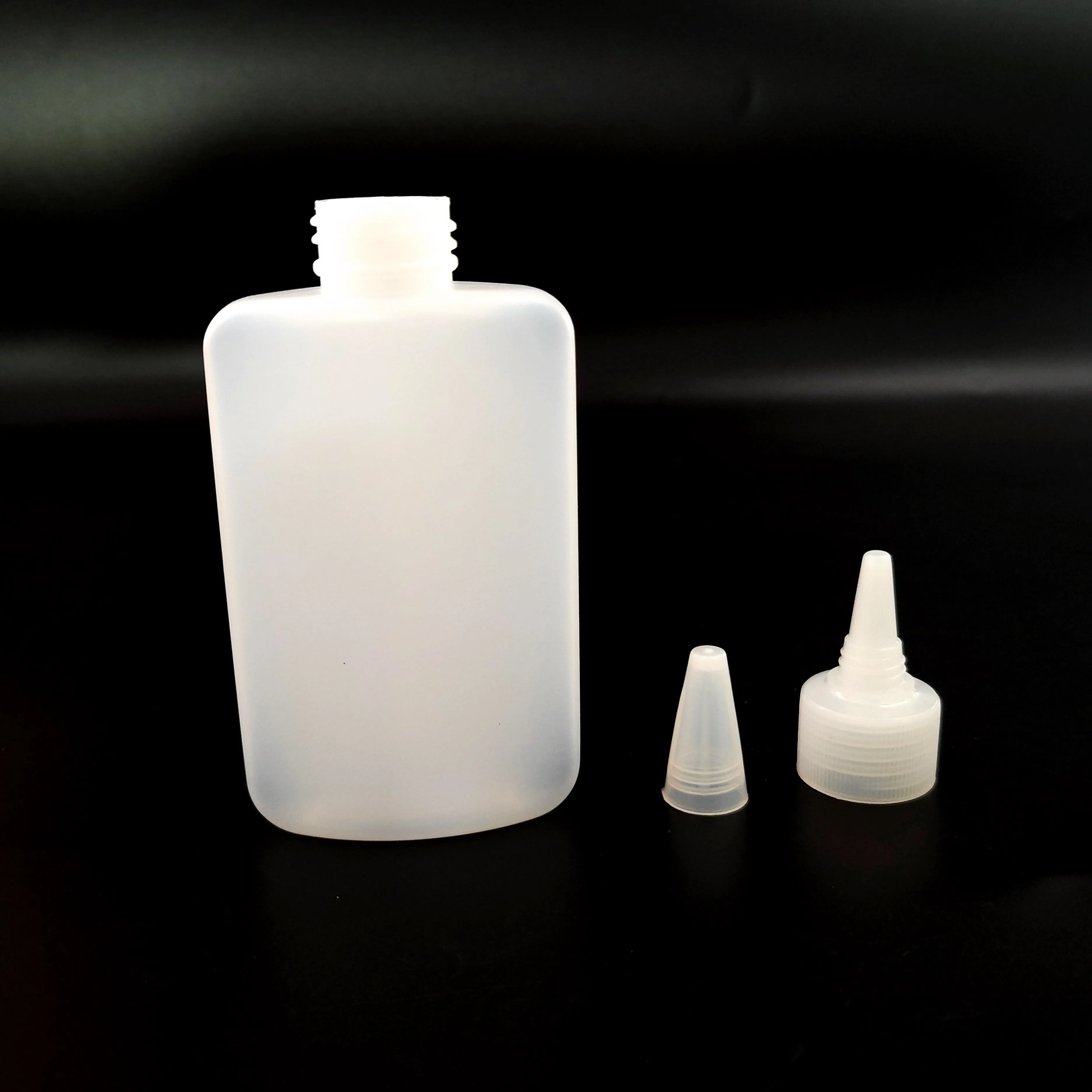 ПЭНД 100 мл клей бутылки пластиковая бутылка для воды плоская