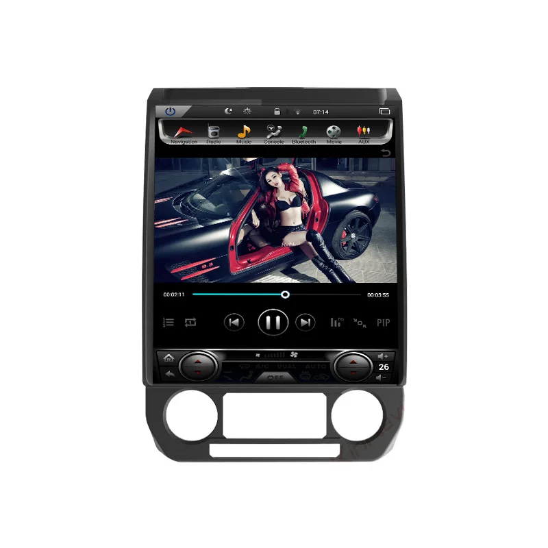 Touch Screen Built In Wifi Function Gps Navigation Top Radio Android 9.0 Car Dvd Player For Sale