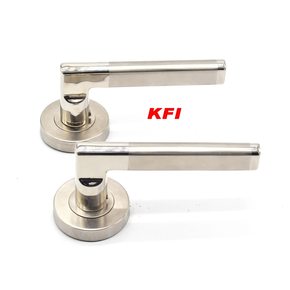 Guangdong supplier square door handle black door handles interior door knob