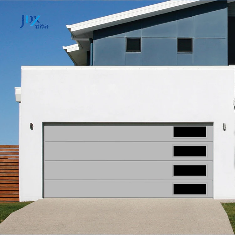 North American Double Steel Sectional Overhead Two Car Garage Gate