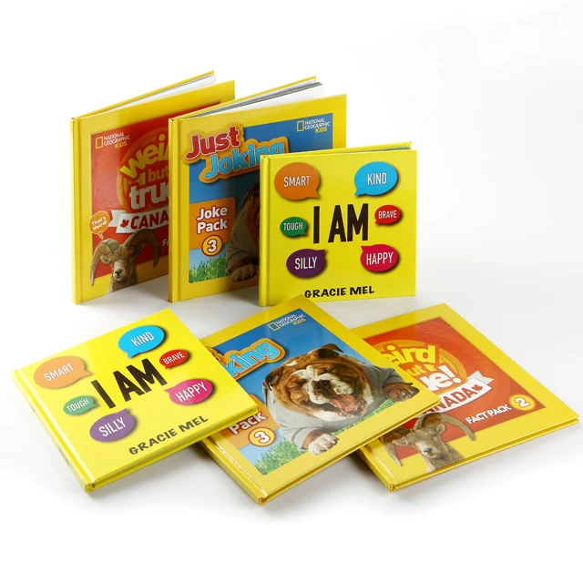 Overseas print book services publishing hardcover children book printing custom