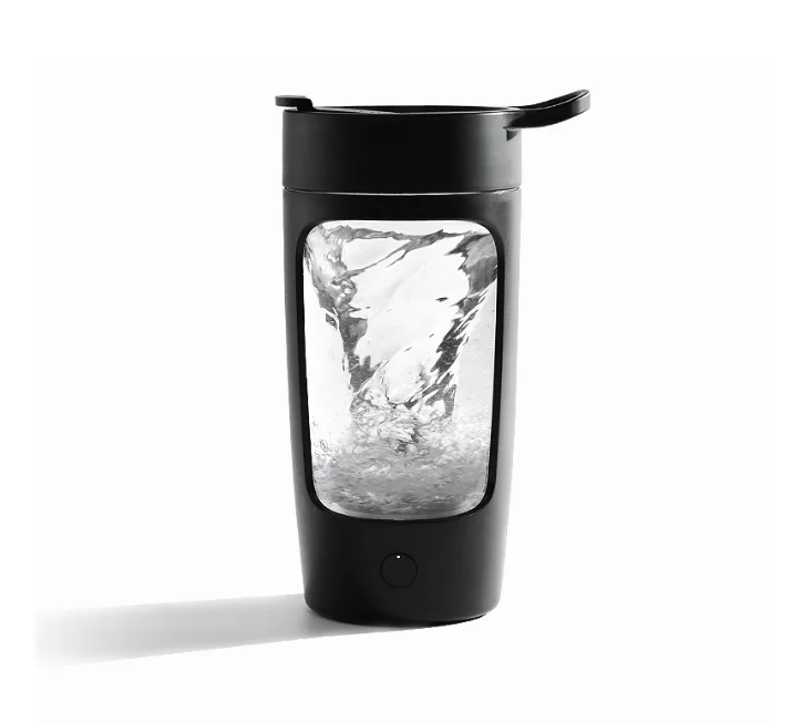 custom sport portable ABS Tritan plastic PET water bottle with mixing blade