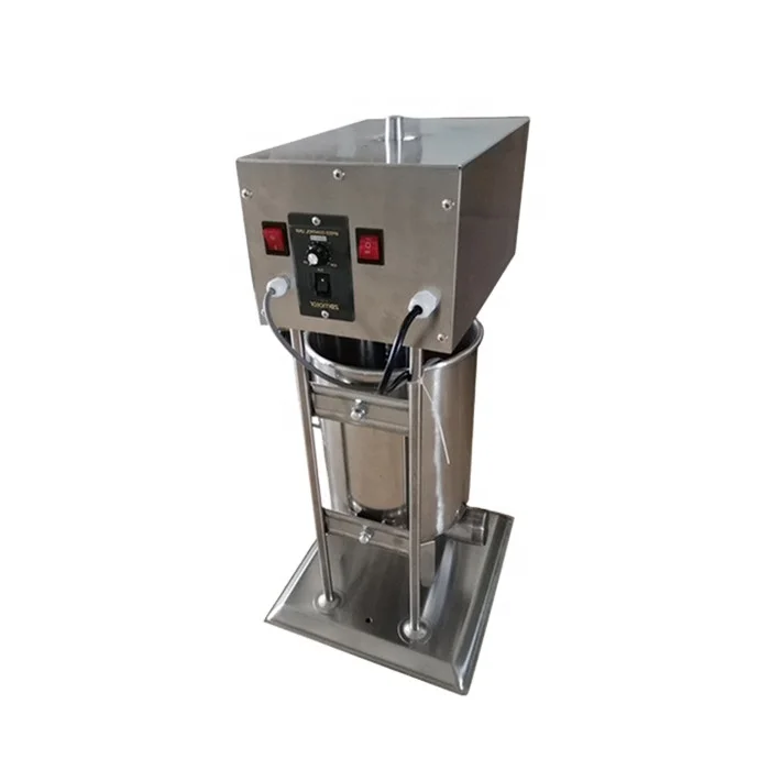 High Efficiency Commercial Electric Stainless Steel Sausage Stuffer/20l Capacity Vertical Chicken Meat Sausage Filler Machine