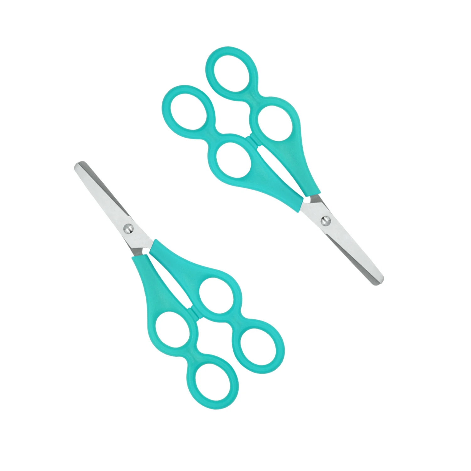 6 Inch Pre-school Training Scissors Children Scissors Kids Safety Scissors Blunt Tip Stainless Steel