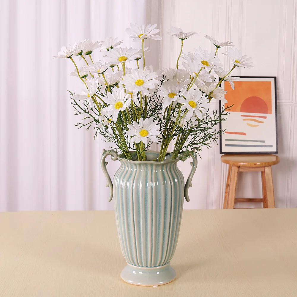 Cheap Wholesale Artificial Flowers 5 Daisy Home Decor Flower Arrangements Artificial Daisy Flowers