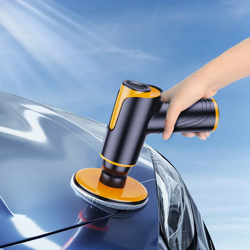 Long-Throw Wireless Car Detailing Polisher Dual Action Cordless Car Buffer Paint Wax Floor Drywall Polishing Machine