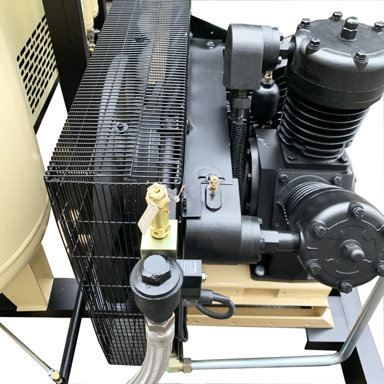 Integrated combined 3 mpa air compressor for fiber laser cutter 220v air compressor 25 bar high pressure air compressor