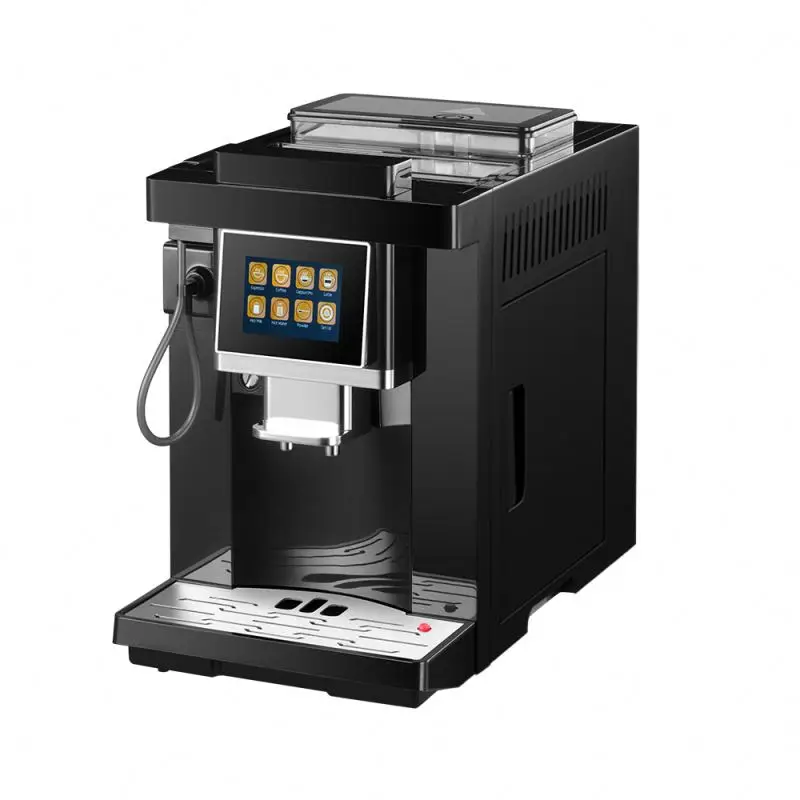 Factory Price Smart Automatic 3.5 Inch One Touch Screen Espresso Coffee Maker Machine with Grinder