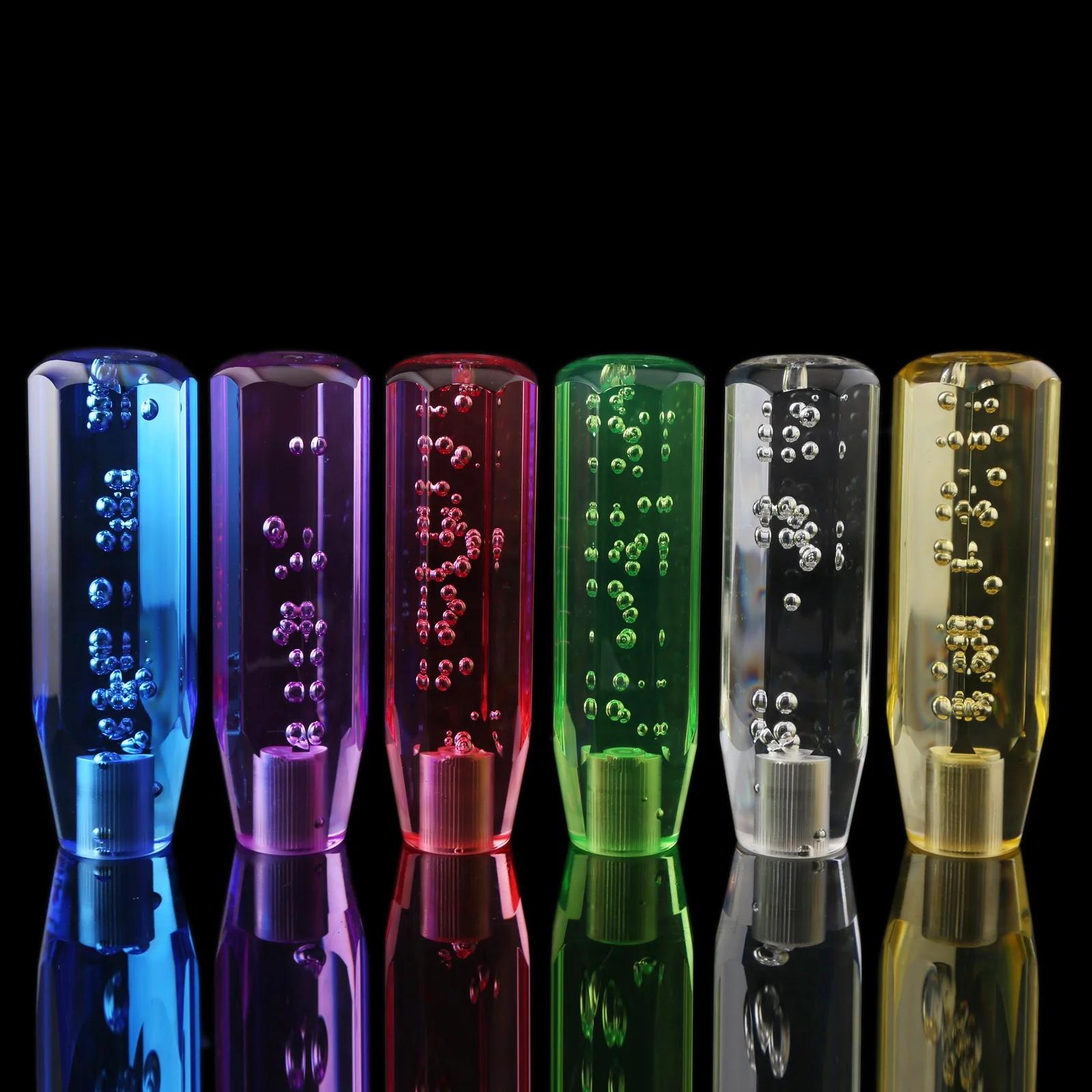 DTOUCH 15CM Car Universal Acrylic Octagon Manual Gear Shift Lever Car Manual Bubble Stick Shift Knob Gear Lever Head
