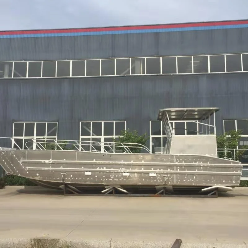 
CE certified 10m landing craft aluminium boat cargo ship for 25 passengers and 5 tons loading 