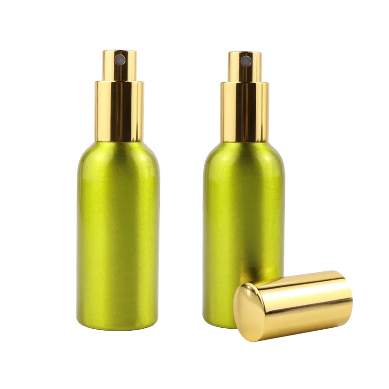 2019 Hot selling 10ml 15ml 30ml round matte black and golden cosmetic black metal bottle