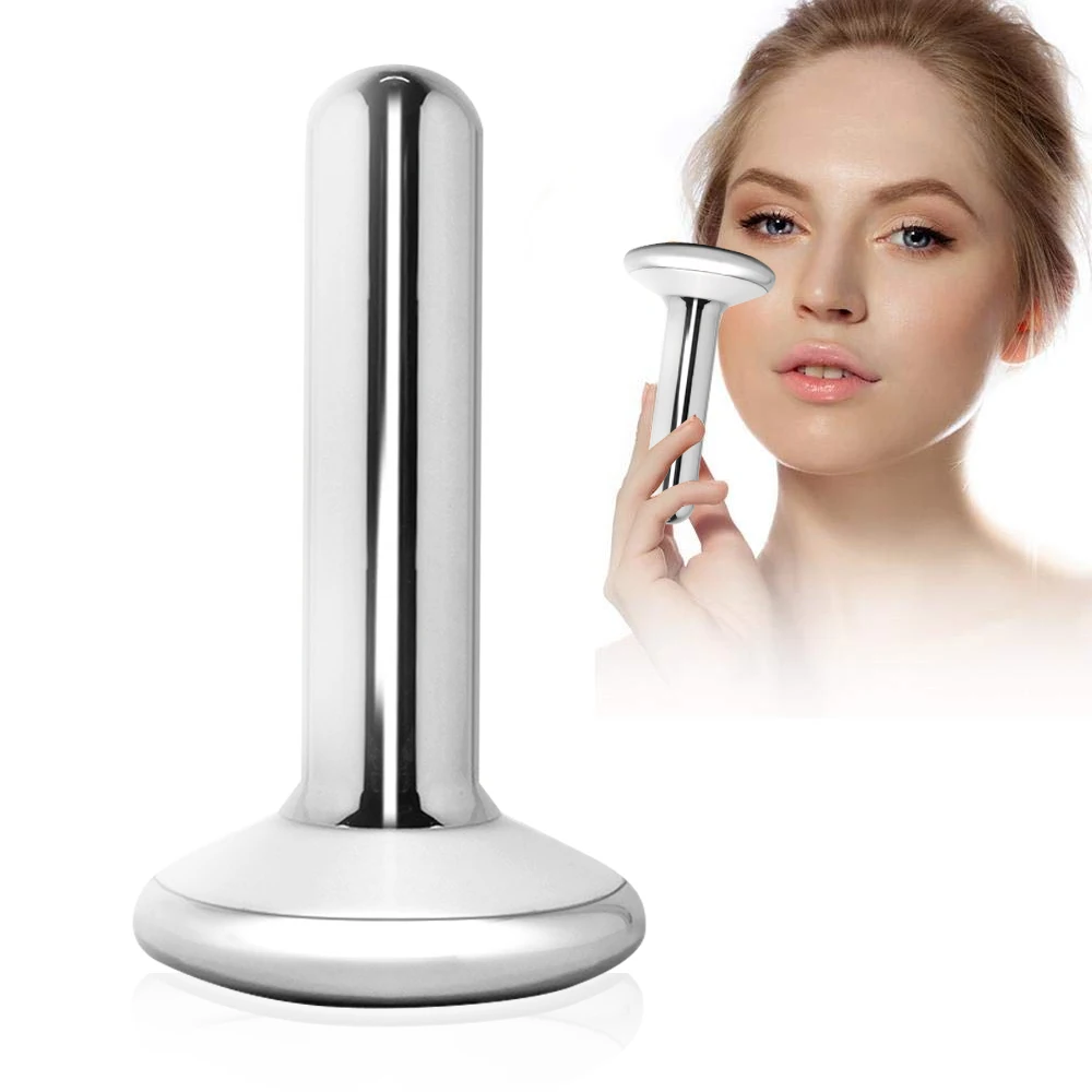 Portable Electric Facial Eye Beauty Massager Pen, Handheld Skin firming Galvanic Wand for Anti Aging