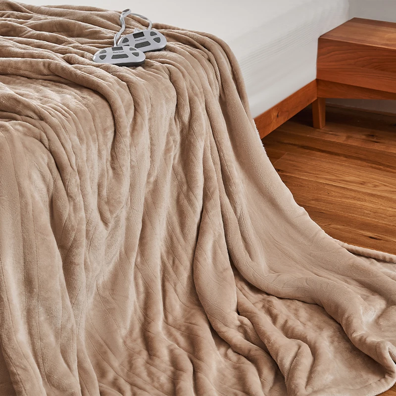 Hot Sale Queen Size 110 V Dual Control Heated Bed Blanket Electric Blanket for Winter Couverture Electrique With ETL Certificate