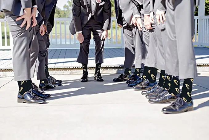 Circle Game Meme Dress Socks Funny Socks Crazy SocksCotton Crew Socks