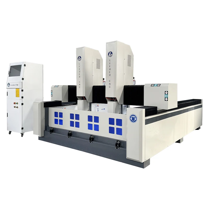 Leeder 1325 5.5kw T-slot Aluminum Worktable 3d Engraver Cnc Router For Heavy Stone Deep Carving Large Stone Engraving Machine