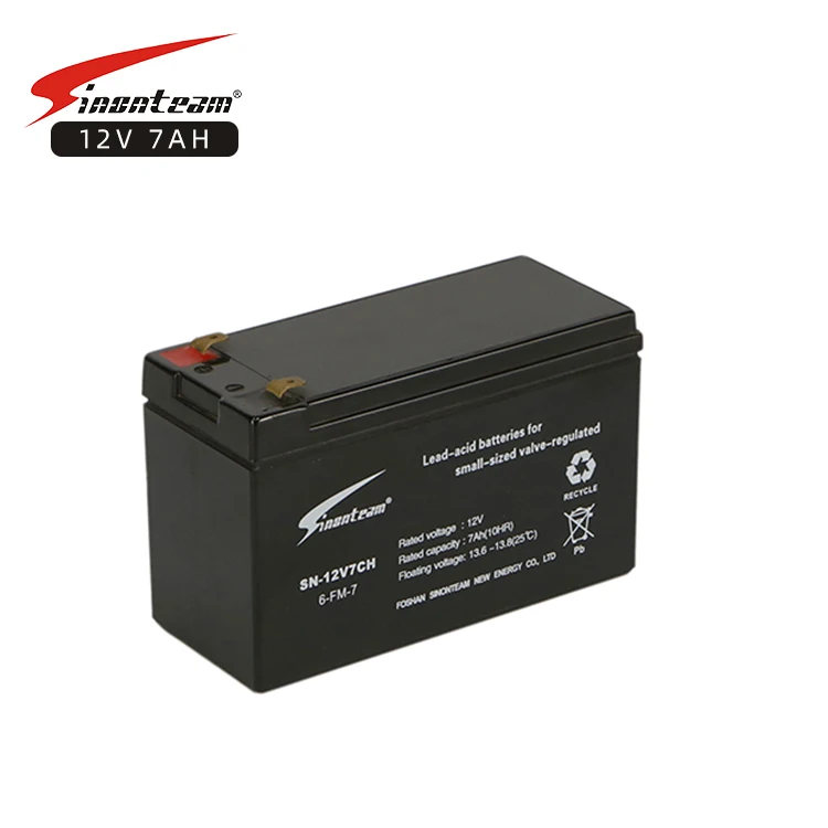  12V 7Ah 10hr AGM источники бесперебойного питания свинцово-кислотные батареи инвертора опечатанный Аккумулятор для многократного цикла глубокого заряда-разряда 12v 7ah аккумуляторная батарея панель стандартной пожарной