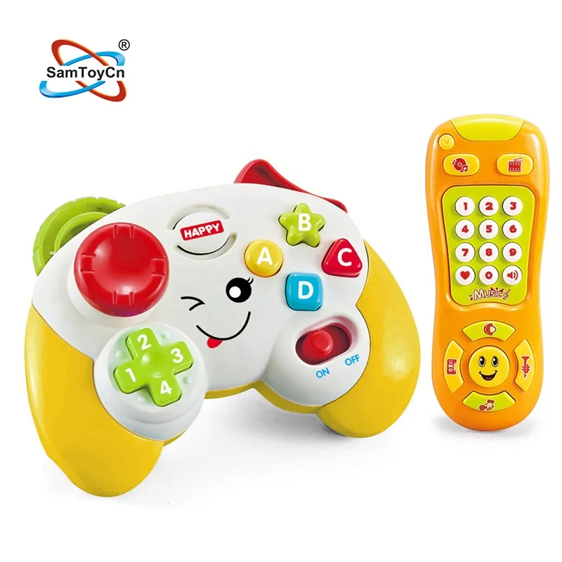 Пластиковые Развивающие игрушки SamToy Монтессори на батарейках для детей 0-6 месяцев