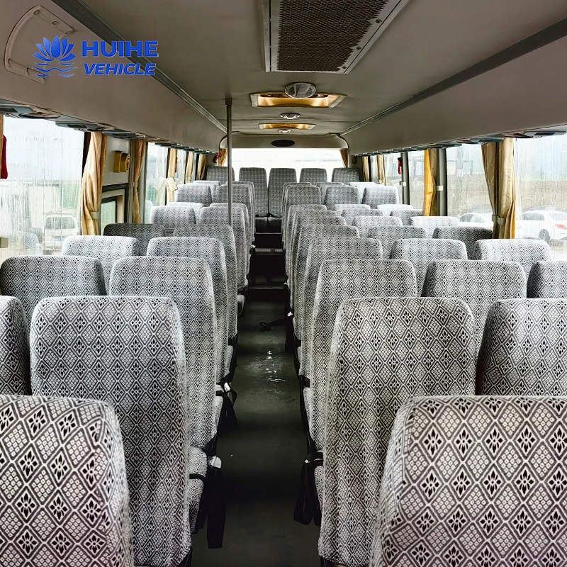 Good prices higer bus 55 seater left hand drive used old coach bus for sale