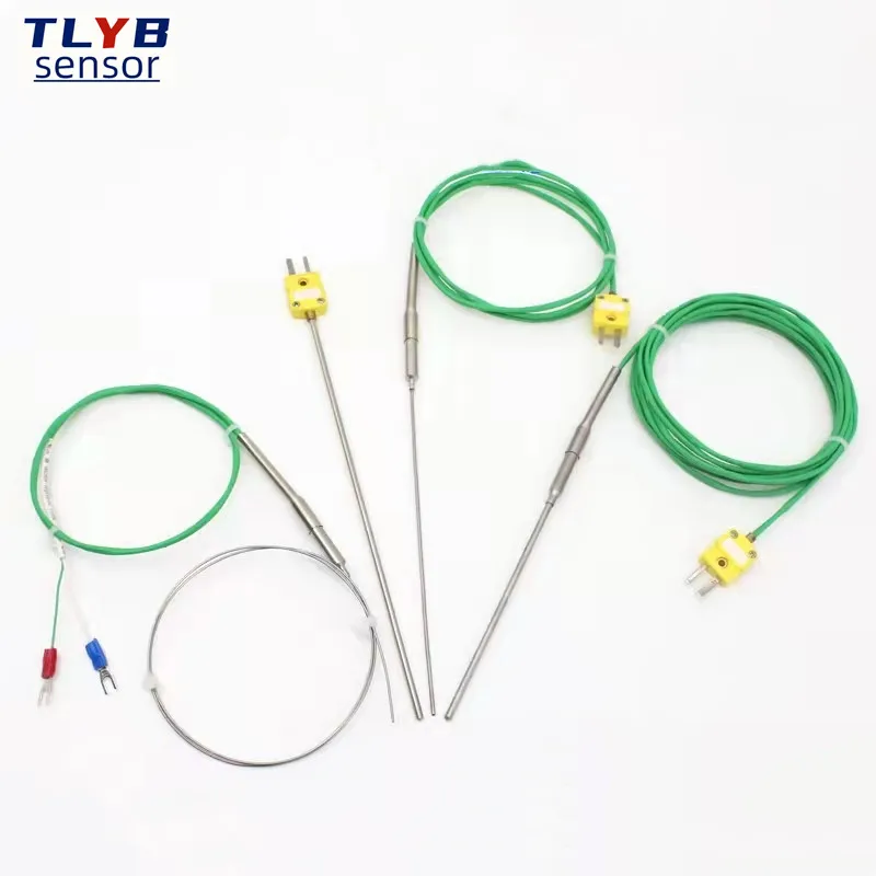 High-precision K-type temperature sensor 1000 degree armored thermocouple  Packet inspection