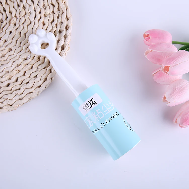 Высококачественная китайская продукция, липкая бумага, пластиковая ручка с милым кошачьим когтем, портативная многофункциональная Экологически чистая Машинка для снятия катышков