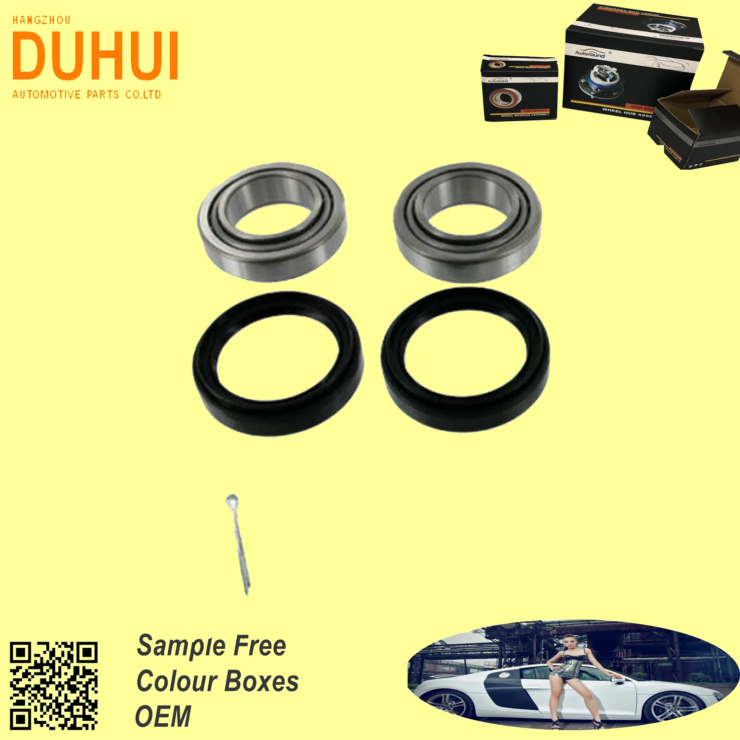 VKBA1366 Brand new automotive hub bearing with high quality 51720-21100 fit for LANTRA