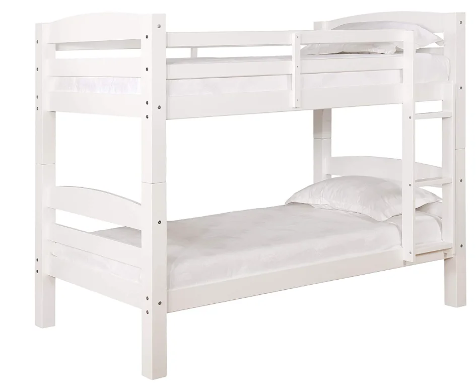  triple bunk bed Solid Wood Twin Low Bunk Bed with Slide