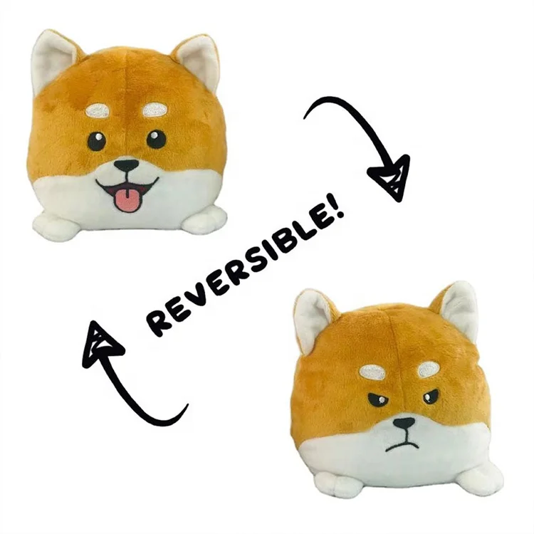 Double Sided Animal Kids Plush Animals Flip Doll Cute Toy Peluches For Plush Doll Plush Toy