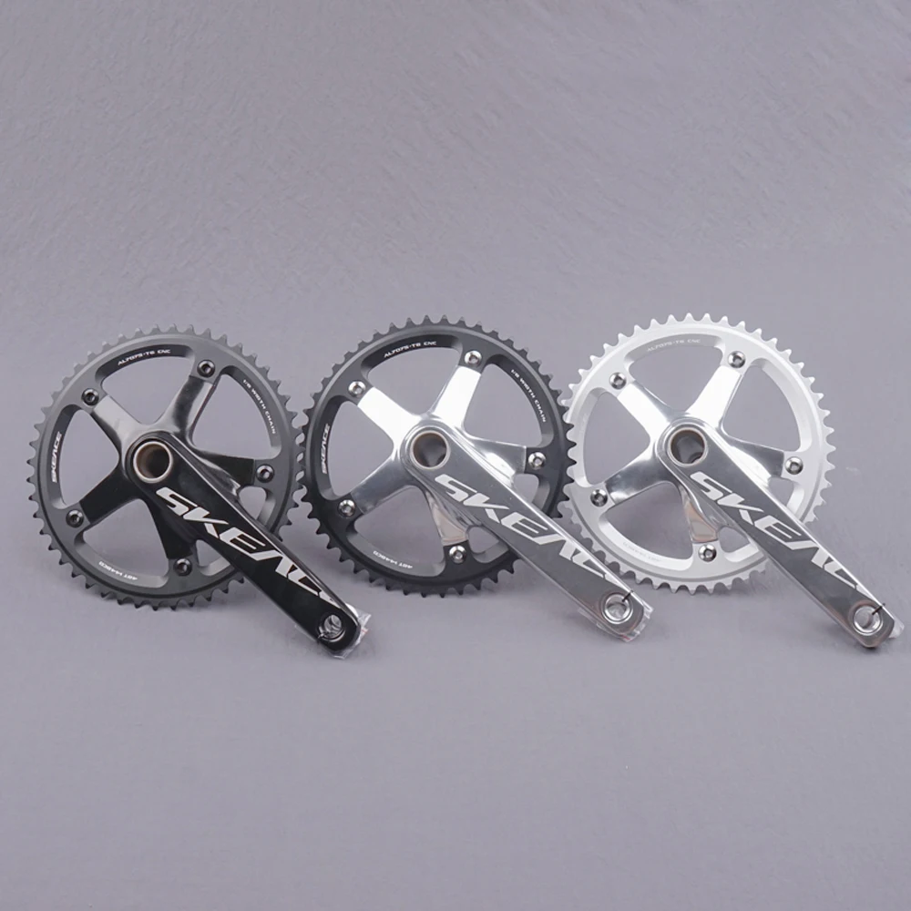 SKEACE144 BCD 48T accesorios bicicleta Chainwheel Aluminum Single Speed road bike track crankset fixed gear bicycle Crank set
