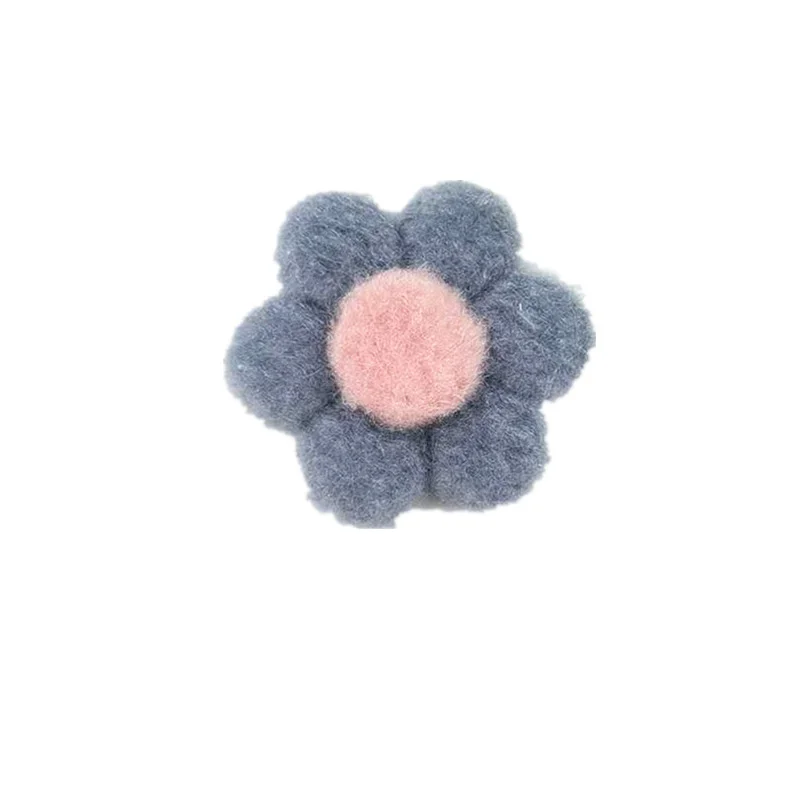 Korea Wool Felt Sunflower Handmade Diy Hat Shoe Accessories Daisy Flower Brooch Hair Poke Accessories