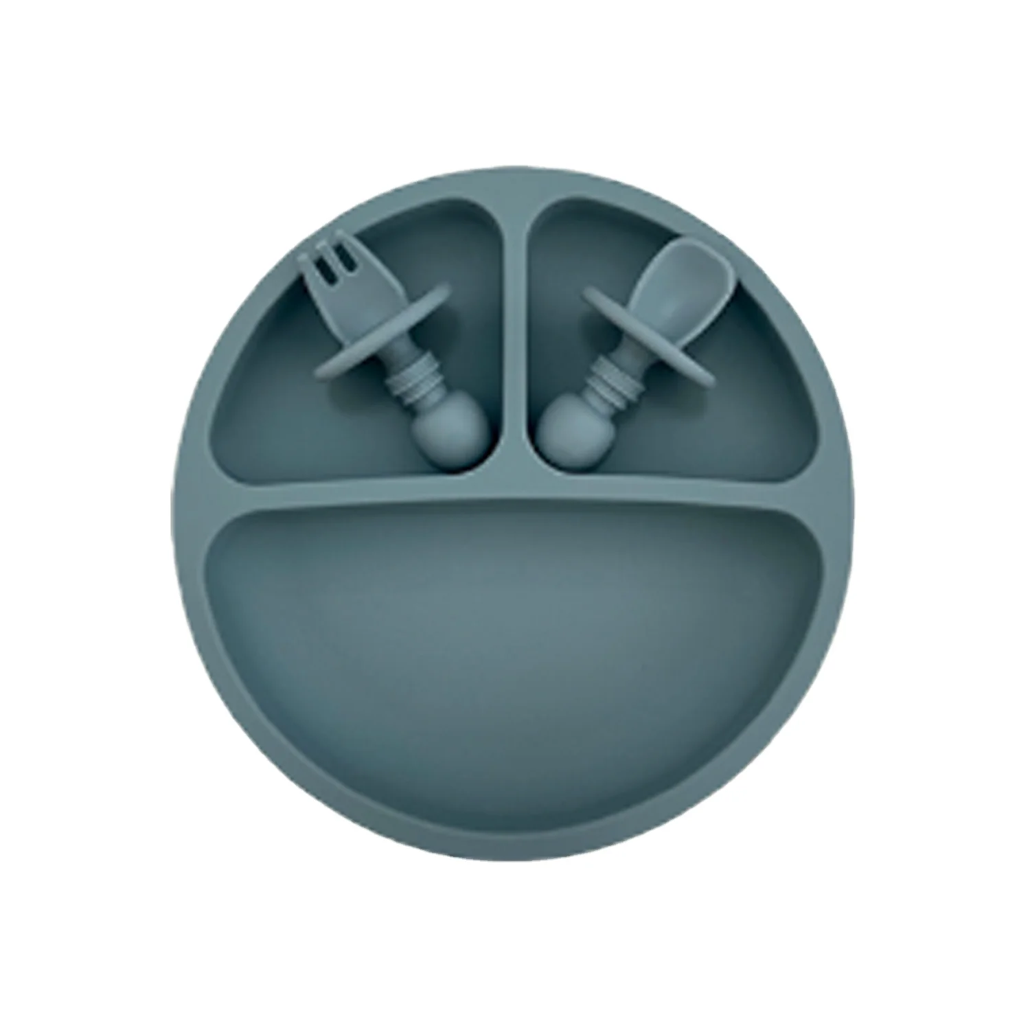 Силиконовая тарелка для малышей, без бисфенола А