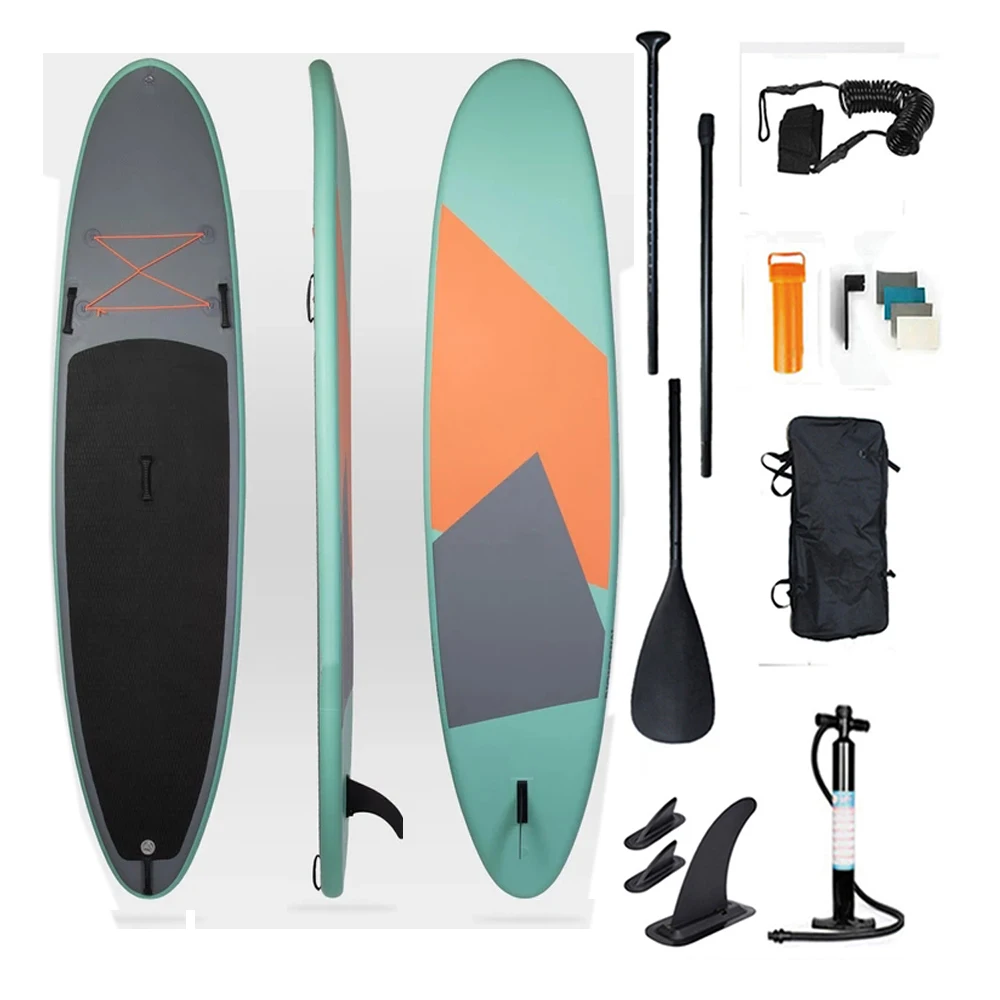 OEM pedal drive good quality folding fishing inflatable paddleboard paddle board surf padle inflable SUP with seat