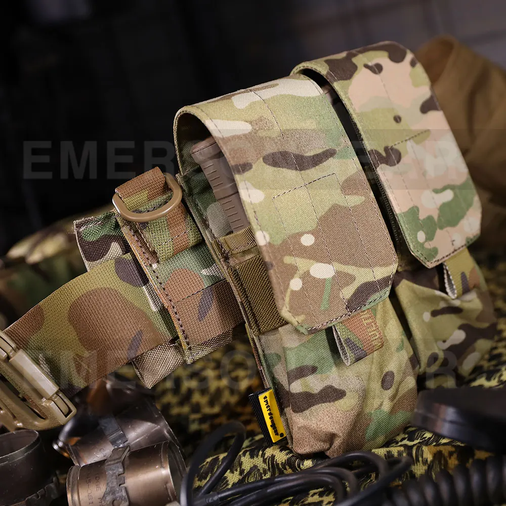 Emersongear 500D Cordura нейлоновая многокамерная тактическая двойная сумка для журналов стрельбы маг в стиле LBT