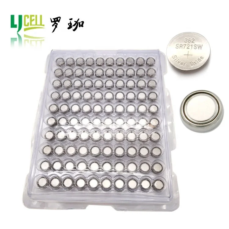 1.55V SR721 Silver Oxide Button Battery Coin Cell Battery 362