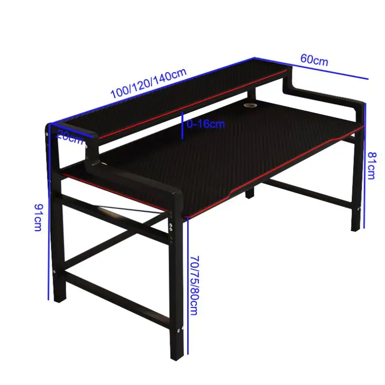 Современный простой домашний настольный стол для чтения угловой ПК ноутбук компьютер игровой обучения картонная офисная мебель