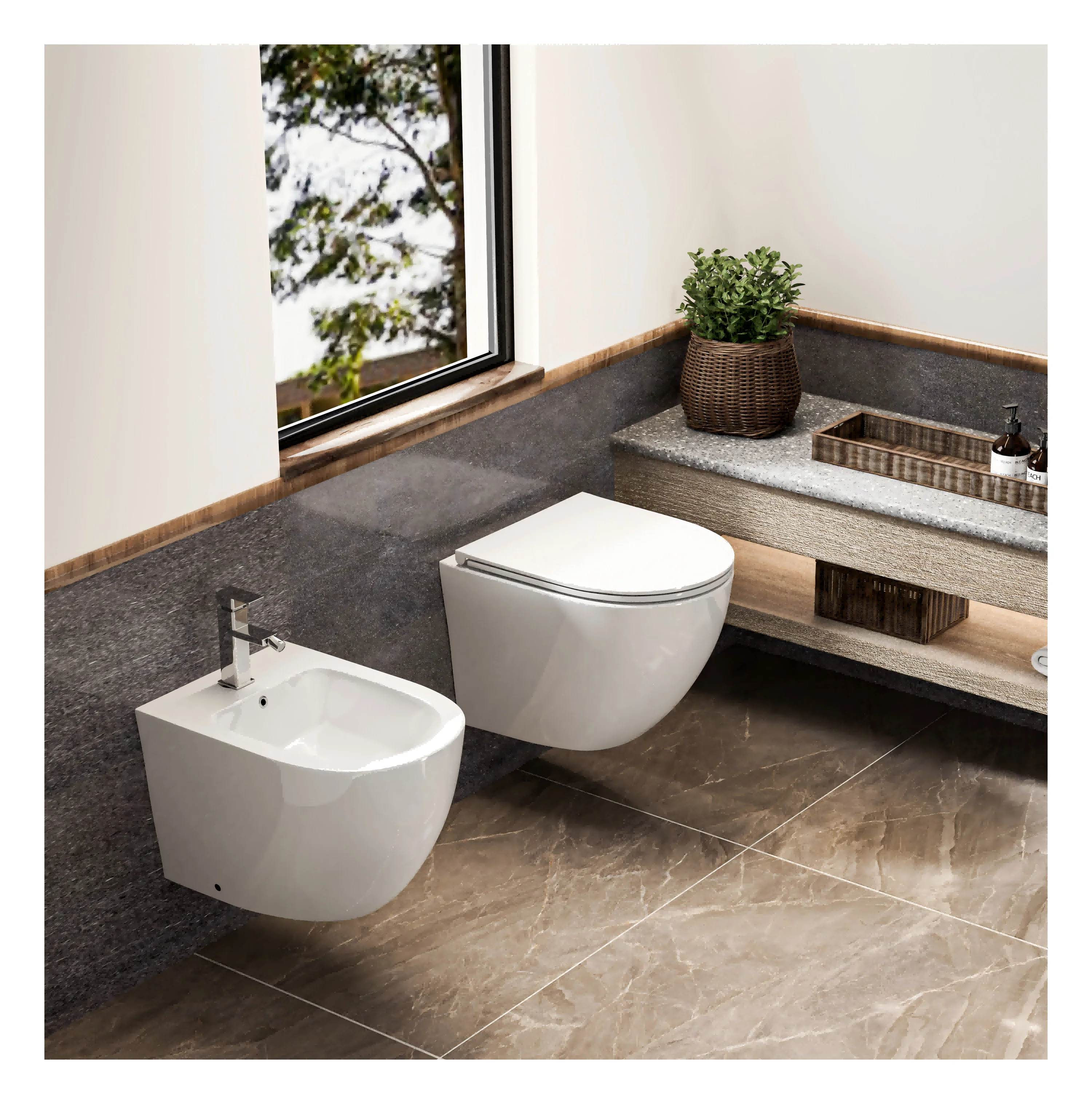 Современный дизайн ванной комнаты керамическое сиденье для унитаза с CE UF материал и система смыва Торнадо мягкое закрытие гостиниц