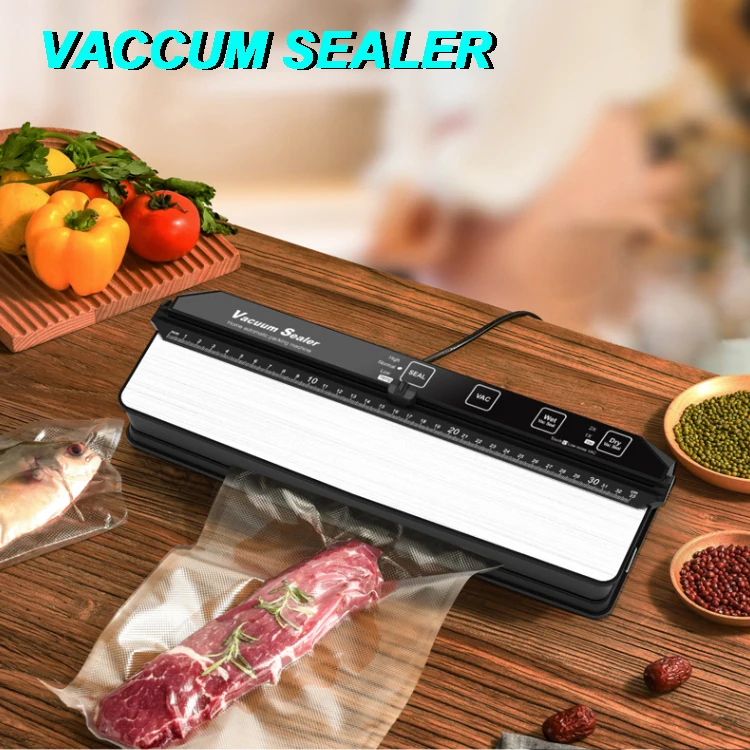 Wallepac High quality vacuum mini commercial portable household fresh meat food plastic bag vacuum sealer machine