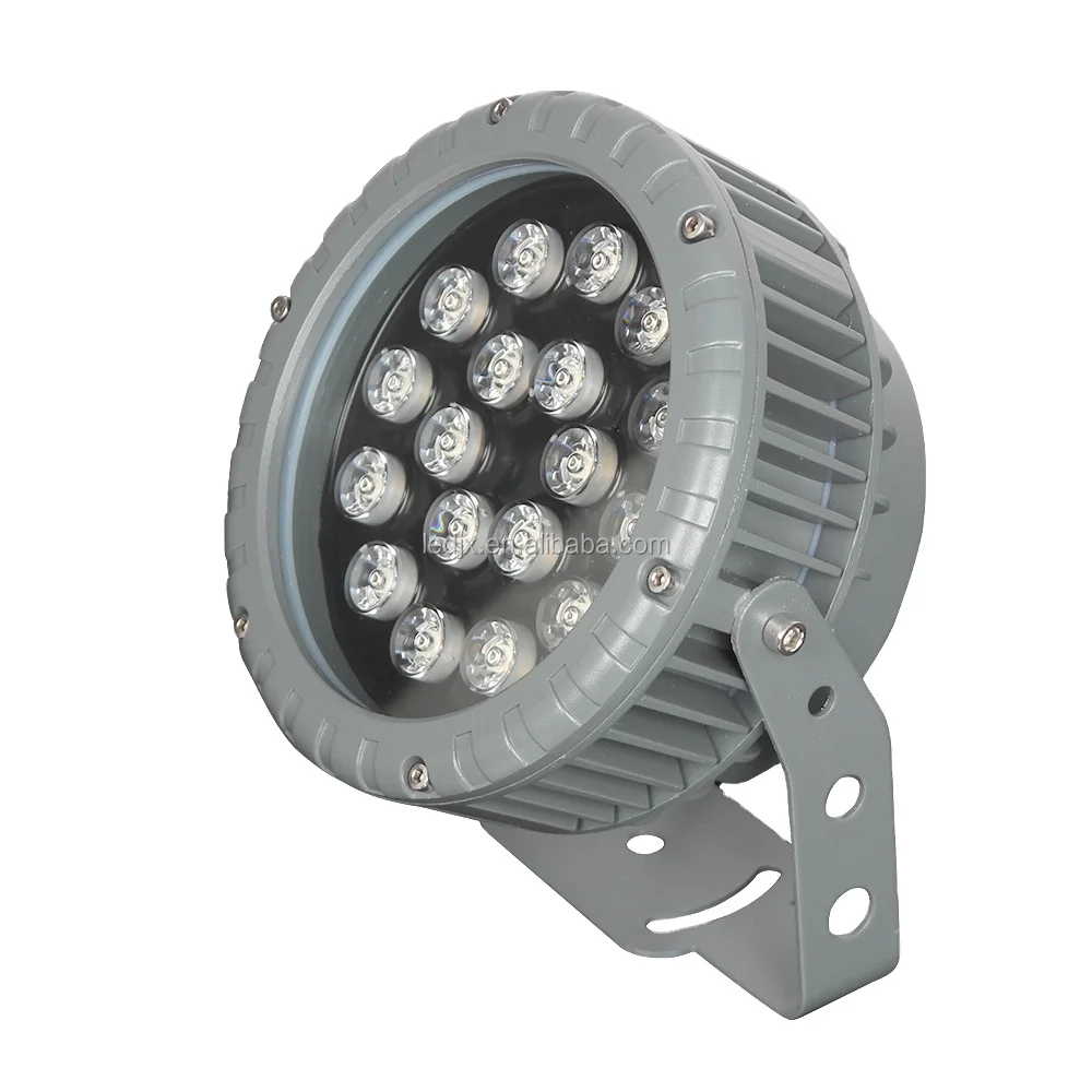 Projector Outdoor Round LED Floodlight Price 36W 12W 24W 18W Led Flood Light DMX RGB LED Flood Light