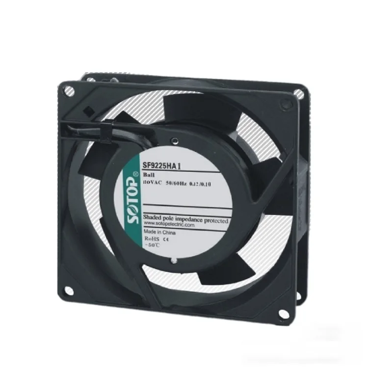 SF9225 92*92*25mm ac industrial axial fan manufacture with 115V 230V in safety stock