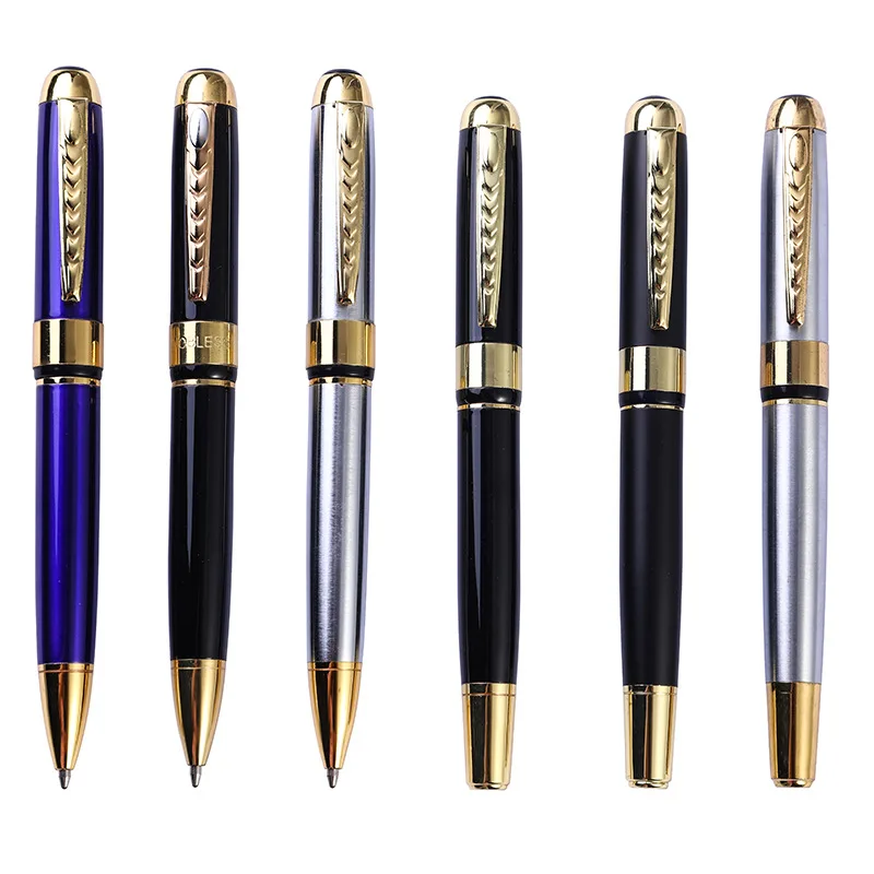 Heavy Luxury Pen Customized Logo Business Big Fat Metal Roller Ball Pen Signature Pen