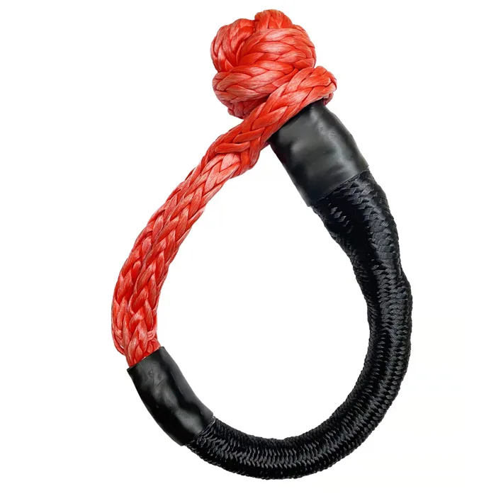 10ton pulley block  polymer synthetic fiber recovery winch soft shackle