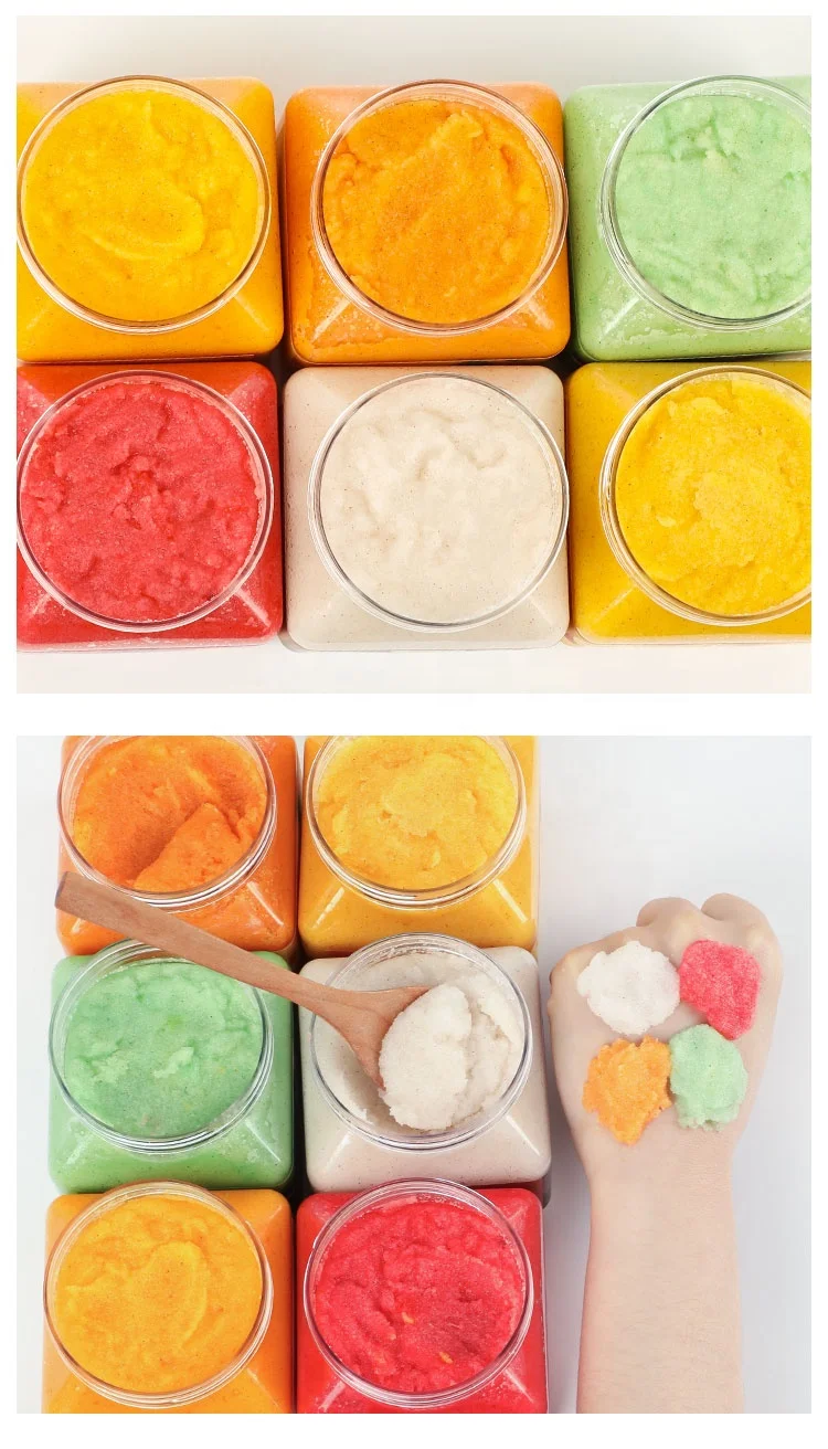 
Wholesale Whitening Smooth Skin Fruit Deep Cleansing Exfoliating Body Scrub Body Polish 