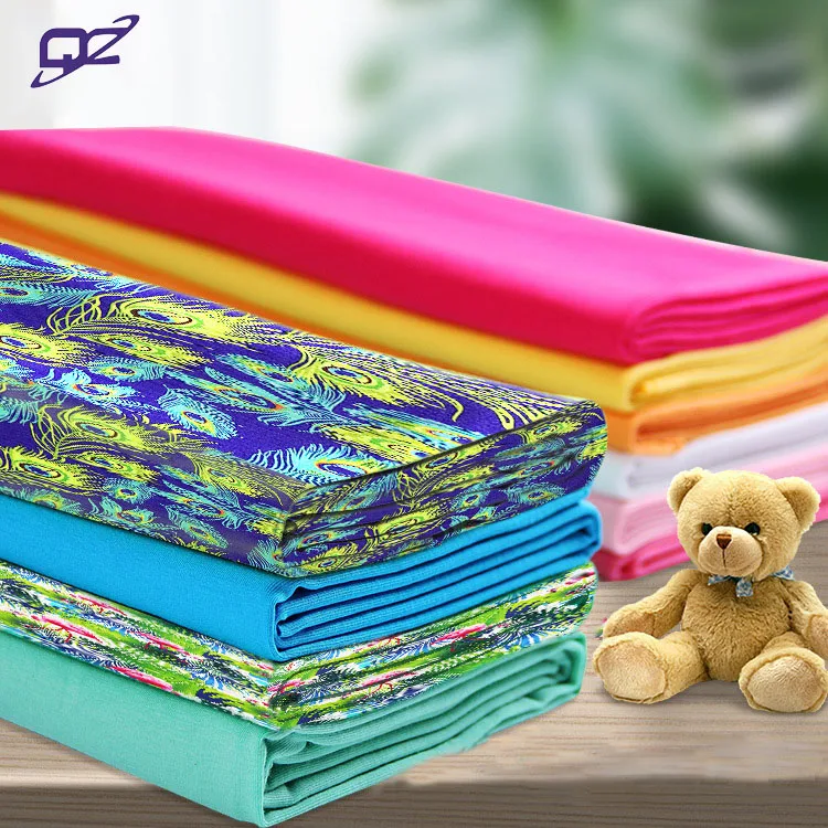 High quality 4 way stretch swimwear swimsuit knit lining custom printing soft nylon spandex printed bikini fabric