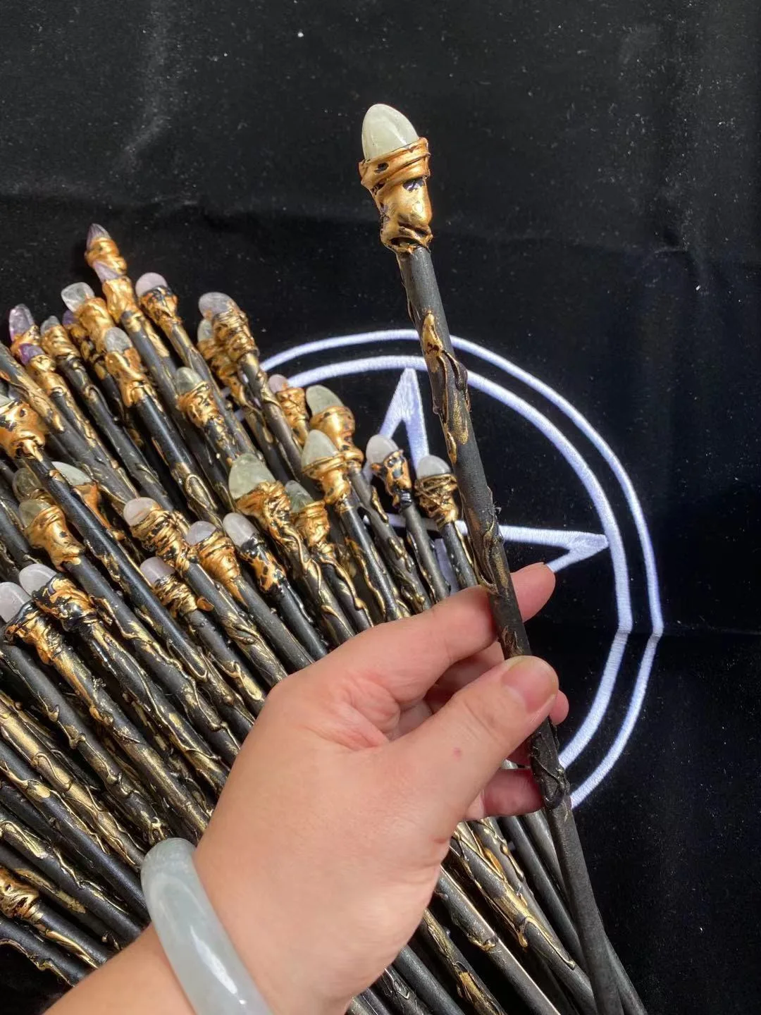 New Hot Selling Natural Crystal Magic Stick crystal Wands for fairy